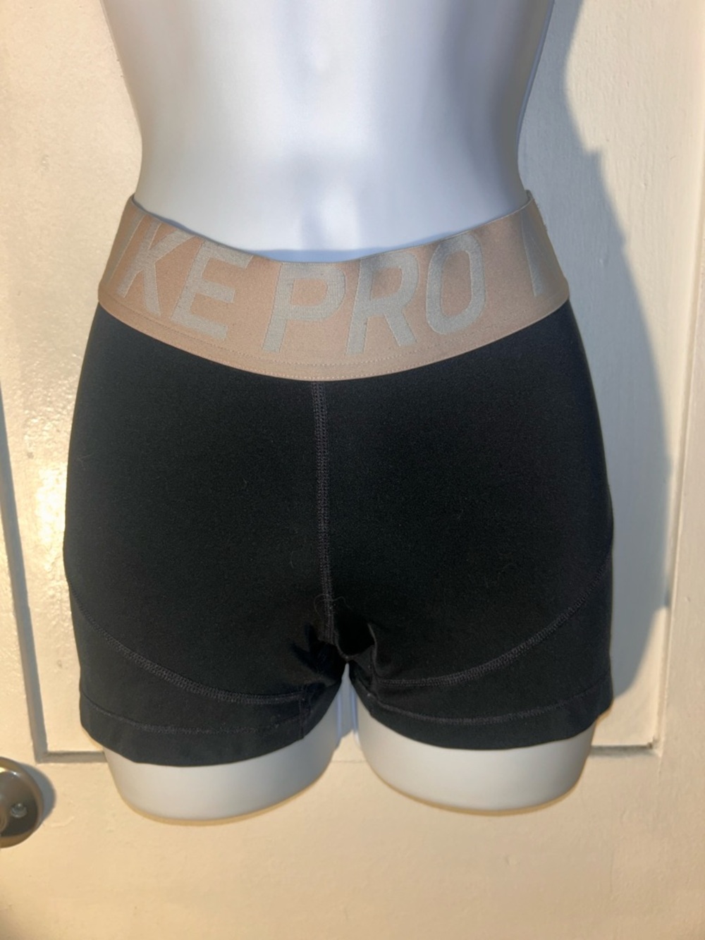 Nike Black Compression Shorts with Waistband